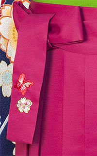 桜蝶ローズ刺繍